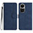 Leather Case Stands Flip Cover Holder YX3 for Oppo Reno10 5G