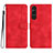 Leather Case Stands Flip Cover Holder YX3 for Sony Xperia 1 V