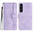 Leather Case Stands Flip Cover Holder YX3 for Sony Xperia 1 V