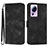 Leather Case Stands Flip Cover Holder YX3 for Xiaomi Mi 13 Lite 5G Black