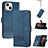 Leather Case Stands Flip Cover Holder YX4 for Apple iPhone 13