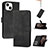 Leather Case Stands Flip Cover Holder YX4 for Apple iPhone 13