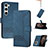 Leather Case Stands Flip Cover Holder YX4 for Samsung Galaxy S22 5G