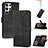 Leather Case Stands Flip Cover Holder YX4 for Samsung Galaxy S23 Ultra 5G