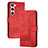 Leather Case Stands Flip Cover Holder YX4 for Samsung Galaxy S24 5G