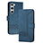 Leather Case Stands Flip Cover Holder YX4 for Samsung Galaxy S24 5G