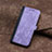 Leather Case Stands Flip Cover Holder YX5 for Apple iPhone 14 Purple