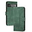 Leather Case Stands Flip Cover Holder YX5 for Google Pixel 6 Pro 5G Green