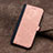 Leather Case Stands Flip Cover Holder YX5 for Samsung Galaxy S22 Plus 5G Rose Gold