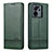 Leather Case Stands Flip Cover Holder YZ1 for Xiaomi Mi 13T 5G Green