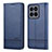 Leather Case Stands Flip Cover Holder YZ1 for Xiaomi Mi 14 5G Blue