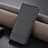 Leather Case Stands Flip Cover Holder YZ1 for Xiaomi Redmi Note 13 Pro+ Plus 5G Black