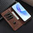 Leather Case Stands Flip Cover Holder YZ2 for Huawei Honor 90 Lite 5G