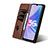 Leather Case Stands Flip Cover Holder YZ2 for Oppo A58 5G