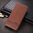 Leather Case Stands Flip Cover Holder YZ2 for Oppo A58 5G