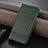 Leather Case Stands Flip Cover Holder YZ2 for Xiaomi Mi 14 5G Green