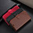 Leather Case Stands Flip Cover Holder YZ3 for Apple iPhone 15 Pro