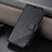 Leather Case Stands Flip Cover Holder YZ3 for Apple iPhone 15 Pro Black