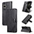 Leather Case Stands Flip Cover Holder YZ3 for Huawei Nova 11