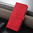 Leather Case Stands Flip Cover Holder YZ3 for Huawei Nova Y91 Red