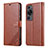 Leather Case Stands Flip Cover Holder YZ3 for Huawei P60