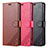 Leather Case Stands Flip Cover Holder YZ3 for OnePlus Nord CE 3 5G