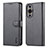 Leather Case Stands Flip Cover Holder YZ5 for Huawei Nova 11 Pro Black