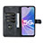 Leather Case Stands Flip Cover Holder YZ5 for Oppo A78 5G