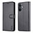 Leather Case Stands Flip Cover Holder YZ5 for Oppo K11 5G Black