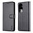 Leather Case Stands Flip Cover Holder YZ5 for Oppo Reno10 Pro+ Plus 5G Black