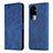 Leather Case Stands Flip Cover Holder YZ5 for Oppo Reno10 Pro+ Plus 5G Blue