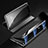 Leather Case Stands Flip Cover Holder Z01 for Huawei P60 Pro Black