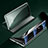 Leather Case Stands Flip Cover Holder Z01 for Huawei P60 Pro Green