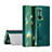 Leather Case Stands Flip Cover Holder ZL1 for Huawei Honor Magic V 5G Green