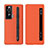 Leather Case Stands Flip Cover Holder ZL1 for Huawei Honor Magic Vs Ultimate 5G Orange