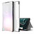 Leather Case Stands Flip Cover Holder ZL1 for Samsung Galaxy M02 Silver