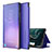 Leather Case Stands Flip Cover Holder ZL1 for Samsung Galaxy M31 Purple