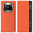 Leather Case Stands Flip Cover Holder ZL2 for Huawei Mate X5 Orange