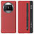 Leather Case Stands Flip Cover Holder ZL4 for Huawei Mate X3 Red