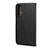 Leather Case Stands Flip Cover K01 for Huawei Honor 20S Black