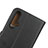 Leather Case Stands Flip Cover K01 for Huawei Honor 20S Black