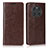 Leather Case Stands Flip Cover K02 Holder for Huawei Mate 40E 4G Brown