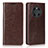 Leather Case Stands Flip Cover K02 Holder for Huawei Mate 40E Pro 4G Brown