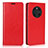 Leather Case Stands Flip Cover K02 Holder for Huawei Mate 40E Pro 4G Red