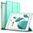 Leather Case Stands Flip Cover L01 for Apple iPad 3 Green