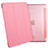 Leather Case Stands Flip Cover L01 for Apple iPad Air Pink