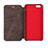 Leather Case Stands Flip Cover L01 for Apple iPhone 6S Plus Brown