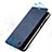 Leather Case Stands Flip Cover L01 for Huawei Honor V10 Blue