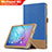 Leather Case Stands Flip Cover L01 for Huawei MediaPad M2 10.1 FDR-A03L FDR-A01W Blue