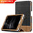 Leather Case Stands Flip Cover L01 for Huawei MediaPad T2 Pro 7.0 PLE-703L Black